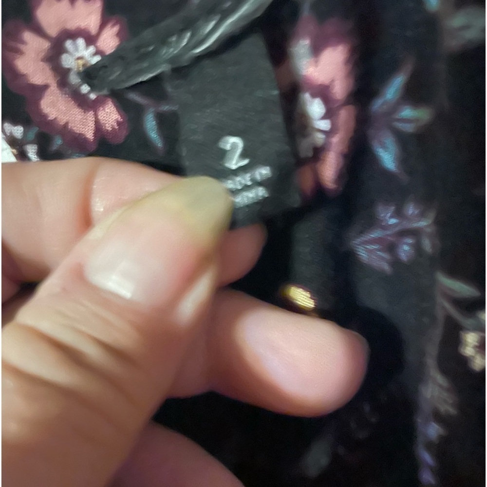 Torrid Floral Sleeveless Elastic Waist Fit & Flare Swing Dress Boho Black 2 - Picture 3 of 4